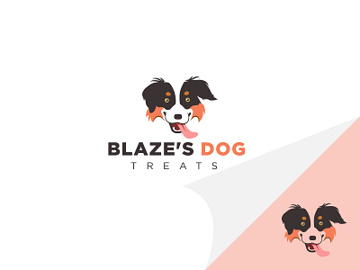 Blaze's Dog design dog drawing dribbble graphic design icon illustration logo pink treats ux vector