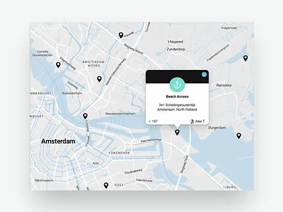 Map View map marker map ui pin popover