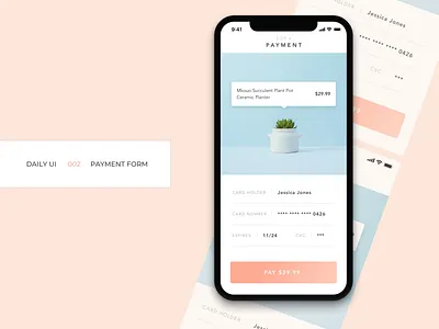 Daily UI 002 - Payment Form app breadcrumb checkout process credit card credit card checkout credit card form daily daily 100 challenge daily challenge daily iu 002 design mobile payment payment app ui visual design