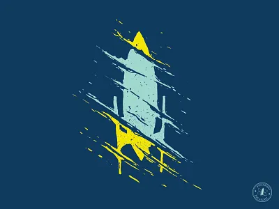 Hypergiant Ink drawing illustration ink inked rocket rocketship smear space vector