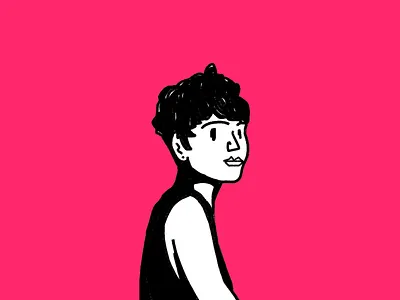 Shreya art flat illustration procreate sketching