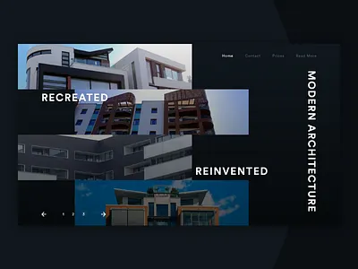 Modern Architecture - Design adobe xd clean concept design modern simple ui webdesign