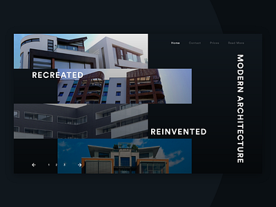 Modern Architecture - Design adobe xd clean concept design modern simple ui webdesign