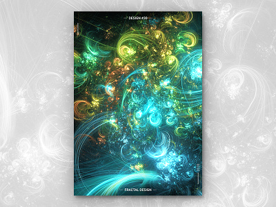 Fractal Poster Design Poster #30 B abstract abstract background digital fractal poster space swirl swirly