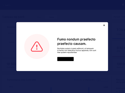 Pop-up alerte conception desk error popup ui ux web 2.0 web ad