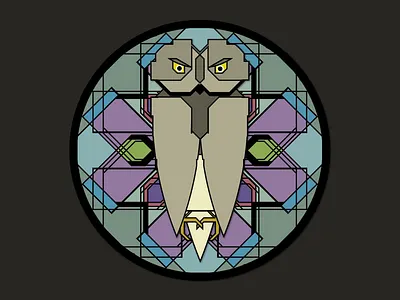 Foul Owl on the Prowl illustration vector