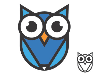 Owl Logo friday fun logo logo a day