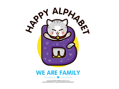 Letter cat ( B) cat design dribbble fashion graphic design illustration letter