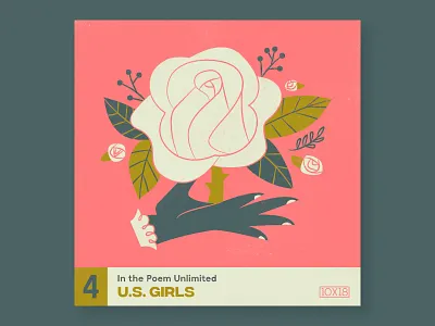 4. U.S. Girls 10x18 illustration music