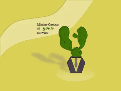 Mr. Cactus animation branding cactus digital mr. cactus vecor vector art vector artwork vector graphic vector graphics