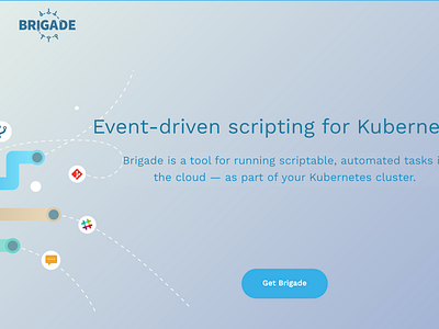 Brigade.sh Intro azure cluster devops events javascript js kubernetes open project source website