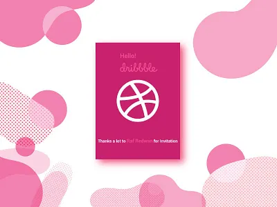 Hello Dribble dribbble invitation
