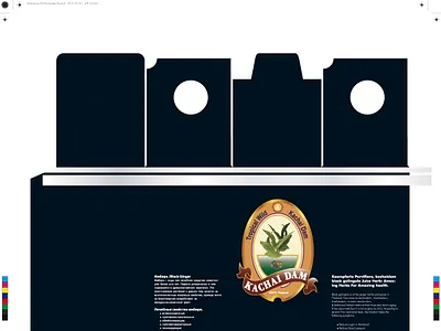 Artwork No.009 Kachaidam Box design illustration logo typography vector