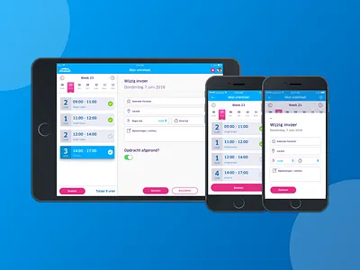 Time Registration Portal enterprise fiori mobile responsive sap tablet time registration