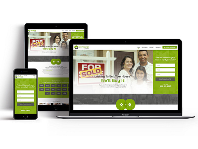Real Estate Investor Websites Redesign. adobe photoshop flat design logo design real estate real estate agency responsive web design website design webstie