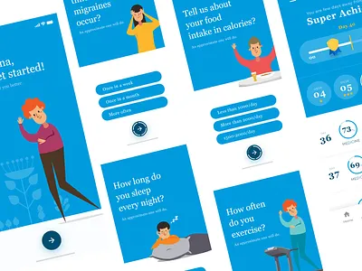Health App Ui Concept exercise health app ui ux design ui pack