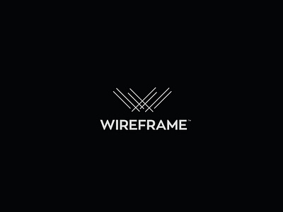 WIREFRAME adobe illustrator cc brand branding concept design illustrated logo logo logo design logodesign typography wireframe