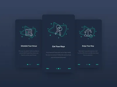 Onboarding - Dark app app concept app design design graphic design onboarding onboarding ui ui ui ux design uidesign webdesign