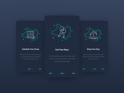 Onboarding - Dark app app concept app design design graphic design onboarding onboarding ui ui ui ux design uidesign webdesign