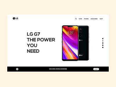 Lg webredesign adobe xd clean design lg simple ui uid uxd web webdesign webdesigner website