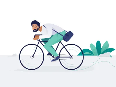 Office Escape!! character clean design flat illustration illustrator minimal office vector