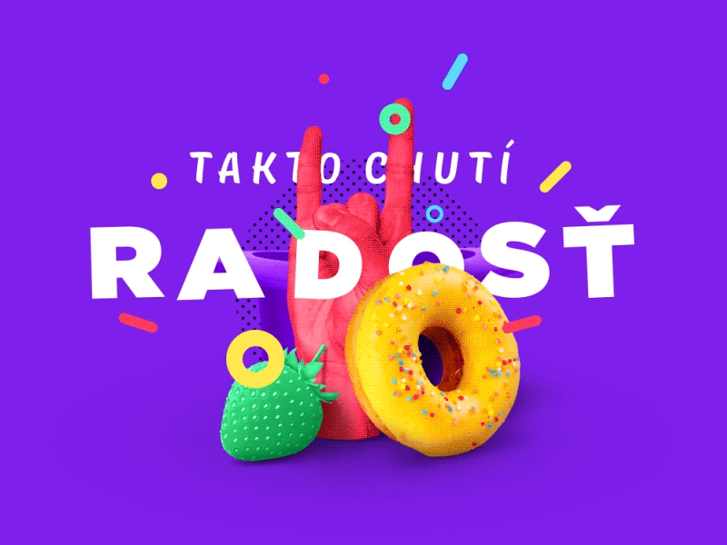 Donuts animation cake donut web webdesign