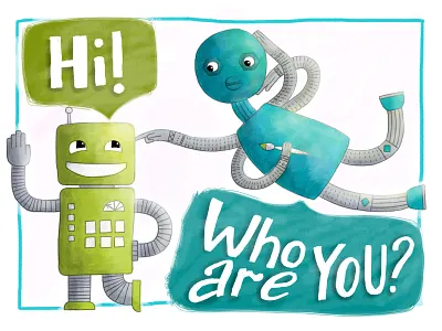 Robots charachters fantastic robot story