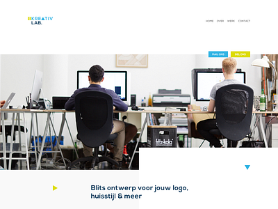 New website design for kreativlab blue design green green ann studio kreativlab web