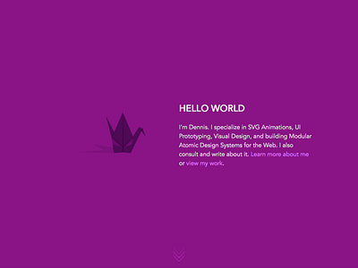 Hello World css design development html illustration interface interface design layout logo svg typogaphy ui vector web website