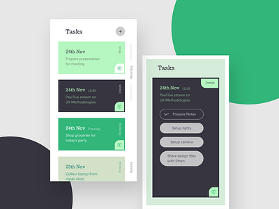 Task Reminder App adobe xd design dribbble interface mobile app screen task reminder ui ux design