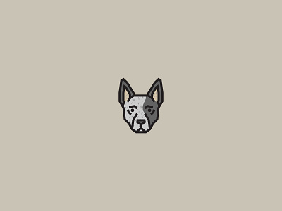 Australian Cattle Dog animal animal art australian cattle dog breeds cute dog dog icon dog illustration face fido illustration k9 logo pet puppy vector