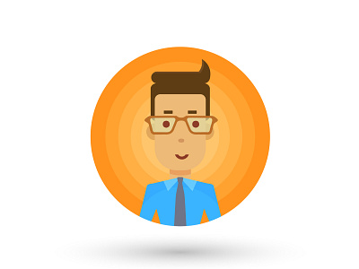 Office Employee Illustration art employee freelancer human illustration man office office employee