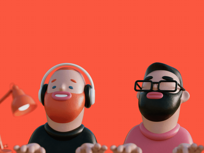 Fraser & Ben animation characters heads