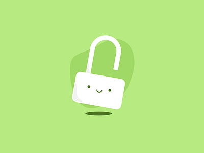 It's unlocked! icon illustraion locked padlock unlocked