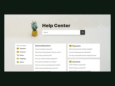 Support UI card ui dailyui help center ui support ui web ui