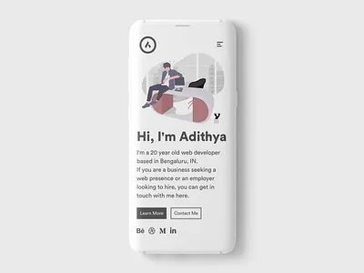 A cleaner Portfolio branding design flat illustration logo mock up ui uitrends ux webdesign website