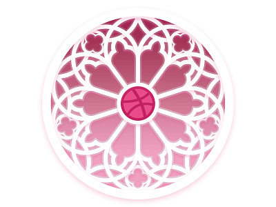 Hello Dribble! cathedral church debut first shot illustration rose window