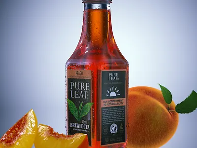 Pure leaf render 3d animation cinema 4d modeling motion graphics product render