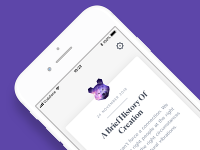 The Conscious Bear - Daily Reminders app bear conscious design logo quotes reminder typography ui