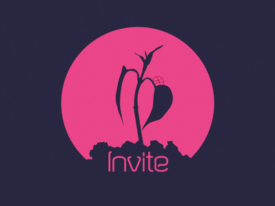 Dribbble Invite design drawing dribbble dribbble invite dribbble invite giveaway illustration invite invite giveaway tree