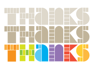 Thanks x 3 hand lettering thank you thanks vector