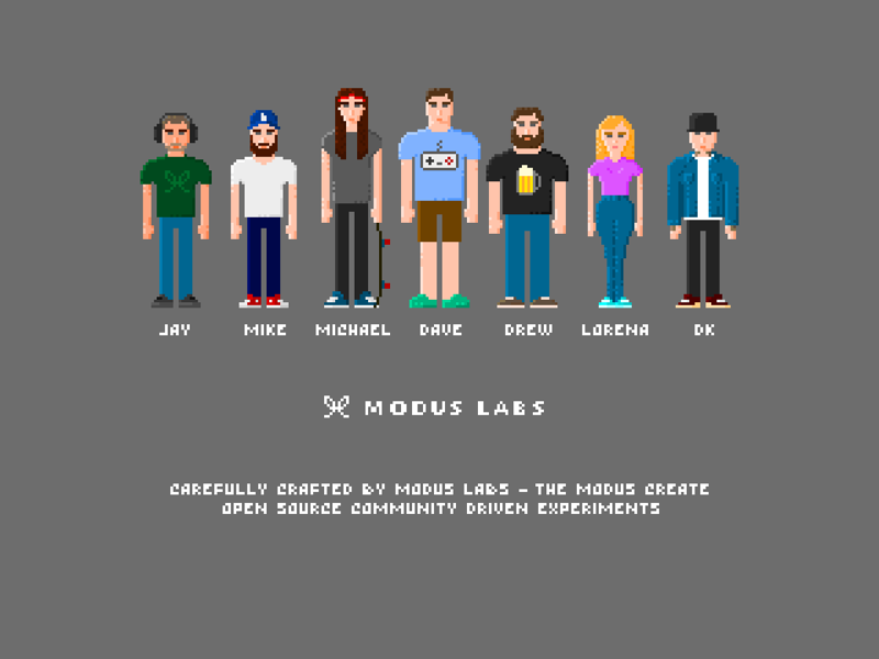Example of Pixel Art Characters
