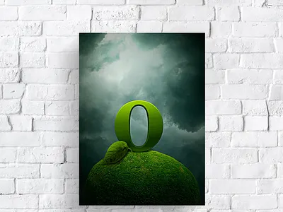 O affiche compositing design illustration photomanipulation photomontage photoshop poster print psd typographic design typography vector