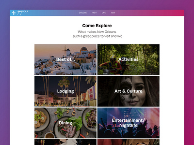 LGBT - Explore Cities adobe xd design explore society landing page landing page design ui