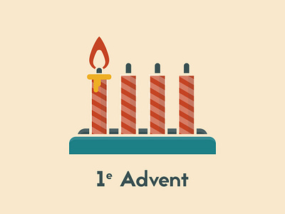 First Advent Sunday🕯️ advent candles christmas illustration illustrator