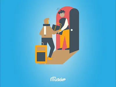 illustration mizboon.com app branding design flat hospitality icon illustration minimal mizboon ui ux vector web website مهمان نوازی