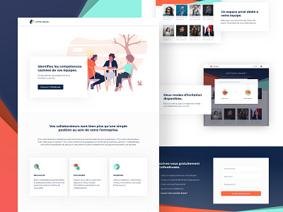 CB - Landing page design landing page landing page ui ui ui ux design uidesign webdesign