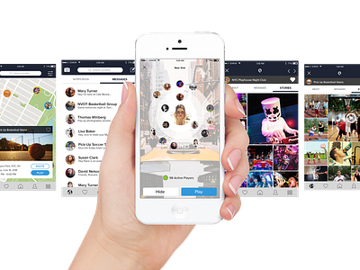 Play App - Digital Street Interaction app design icon illustration ios logo ui ux vector