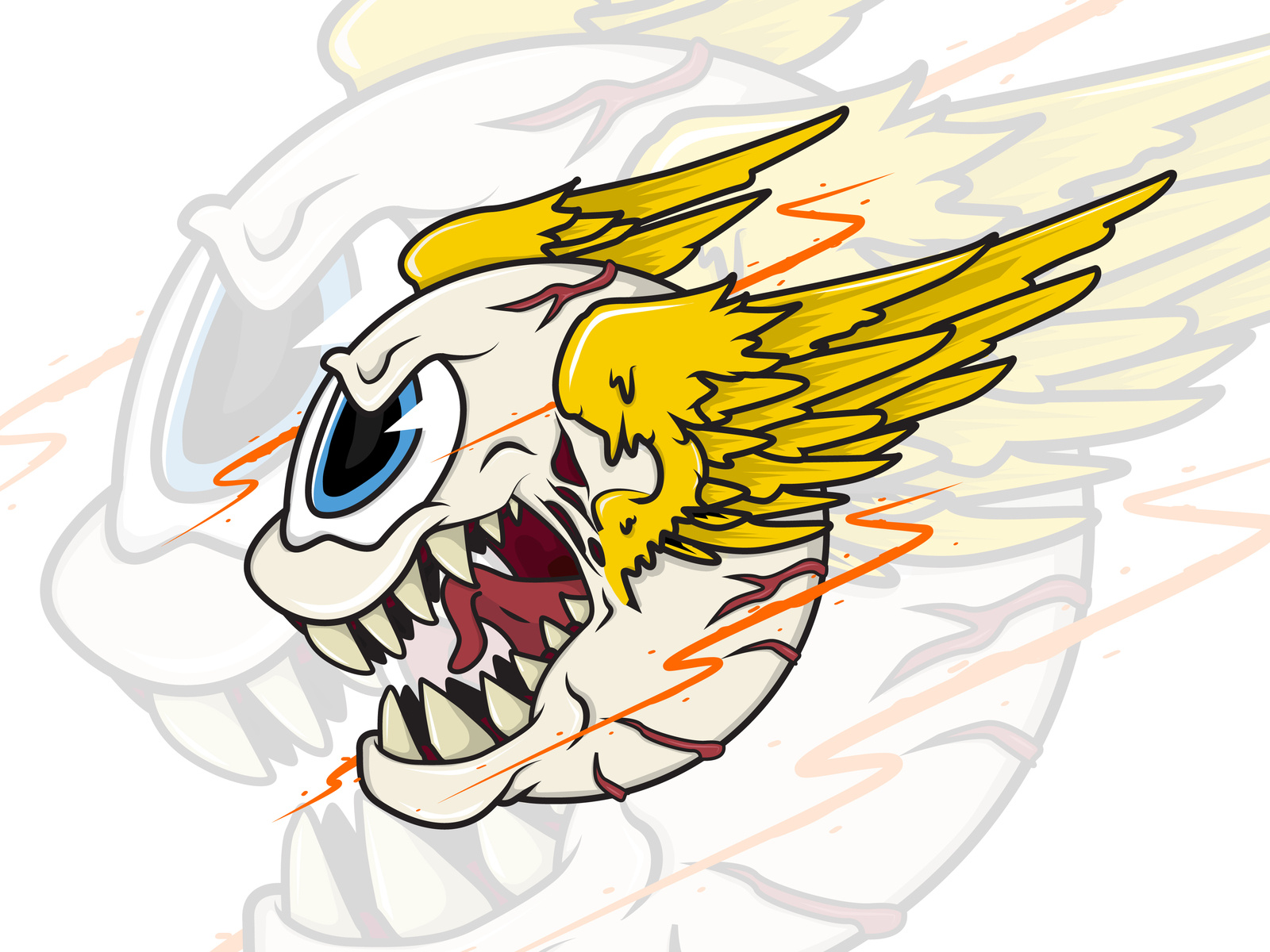 Von dutch flying eyeball by Fahdi on Dribbble