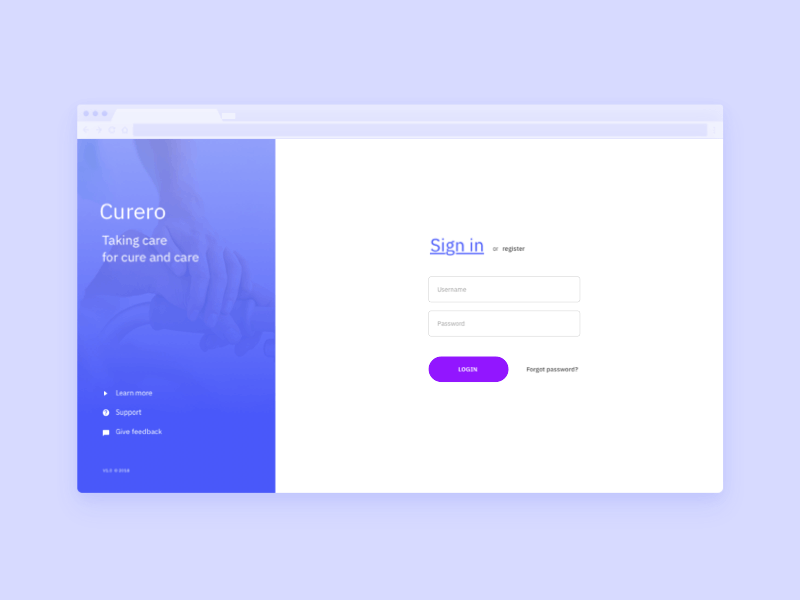 Sign in/up screen #001 app dailyui 001 design health care sign in sign in page sign up sign up page ui web